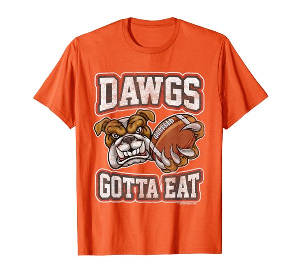 

dawgs gotta eat cle shirt, White;black