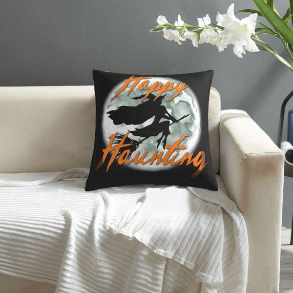 

pillow halloween happy haunting pillowcase printed cushion cover sofa waist