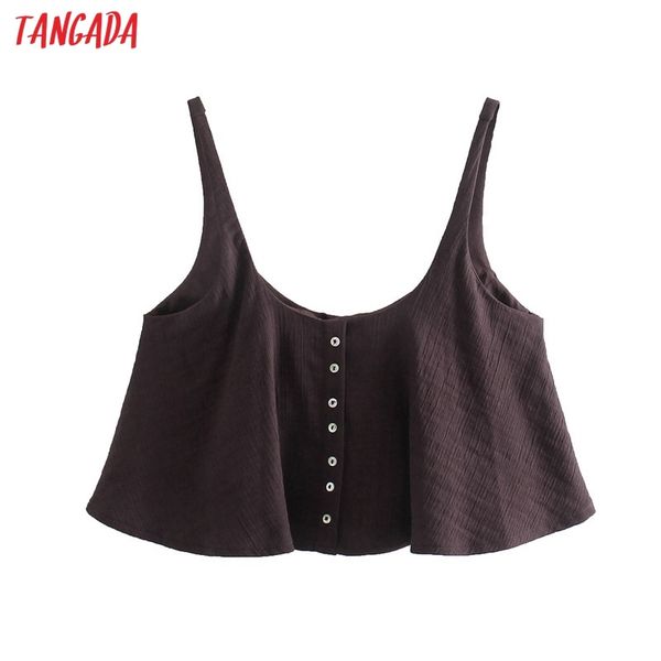 

women solid pleated crop tank for summer sleeveless backless female 4n40 210416, White