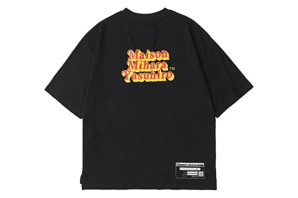 

men's t-shirts mihara yasuhiro t-shirt men women 1:1 short-sleeved oversized loose necklace print harajuku, White;black