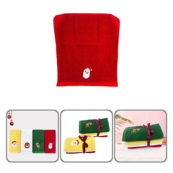 

towel lightweight tender anti-fade anti-shedding xmas portable durable for dorm
