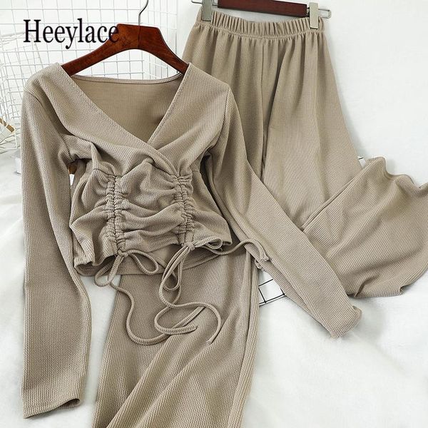 

two piece dress women knitted lounge wear sets 2pcs crop suit ladies tracksuit set sportswear outfits casual streetwear clubwear, White