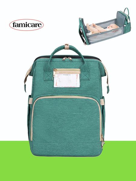

baby cribs ship from us warehouse multifunctional folding bed diaper bag moms and dads usb nursing stroller backpack handbag maternity