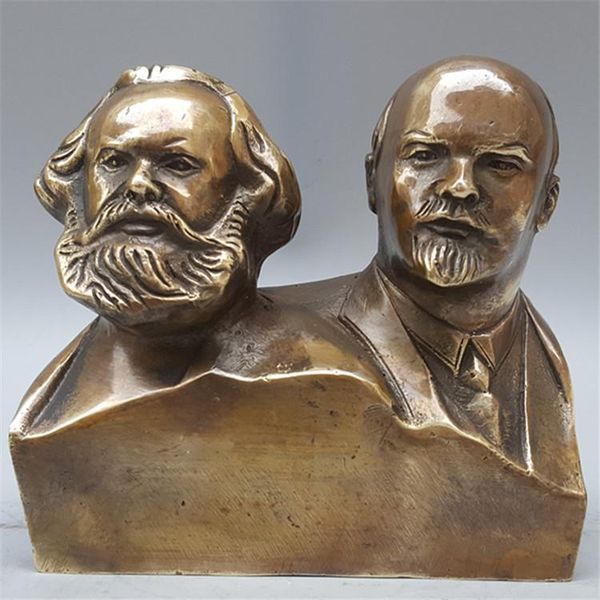 

decorative objects & figurines pure copper marxism-leninism figure sculpture decoration bust home