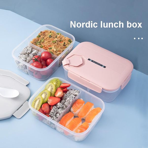 

dinnerware sets transparent lunch box for kids japanese snack container storage breakfast cake boxes portable outdoor bento