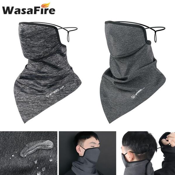 

cycling caps & masks winter warm outdoor dustproof scarf windproof hiking skiing snowboard men headband mtb bike fishing mask, Black