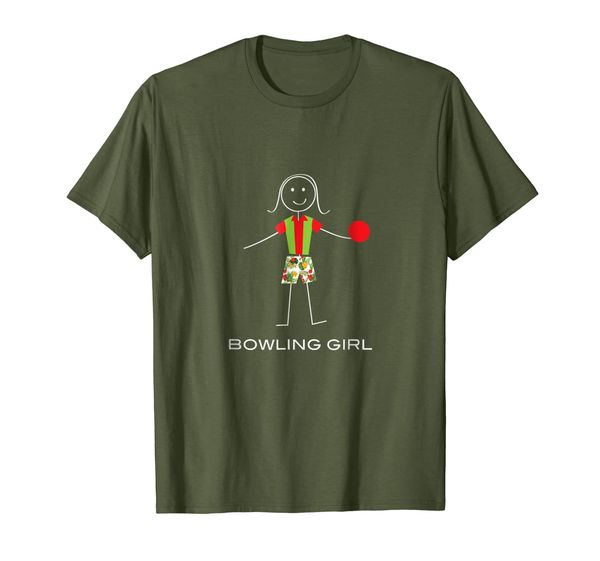 

funny bowling t-shirt for girls, bowling gifts for women, White;black