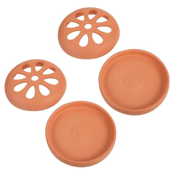 

fragrance lamps 2pcs terracotta mosquito coil burner portable holder for home