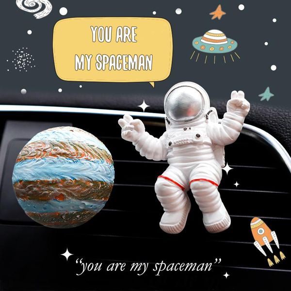 

car air freshener space astronaut modeling auto outlet conditioning port decoration goods interior accessories