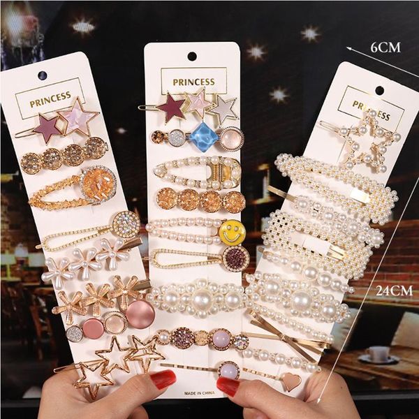 

hair accessories korean clips for women arcylic pearl hairclip trendy hairpin jewelry female stick gifts dazzling pretty