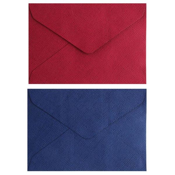 

gift wrap 100pcs c6 window envelopes wedding party invitation envelope - 50pcs red & blue