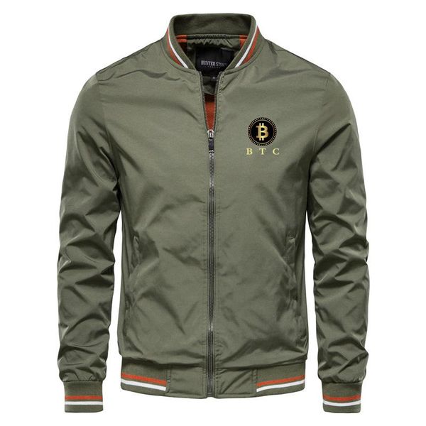 

men's jackets autumn solid color bomber jacket casual slim baseball fashion high-quality, Black;brown