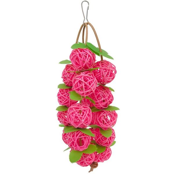 

other bird supplies foraging and natural chew toy vine balls, parrot cage, swinging climbing chewing, mini macaws