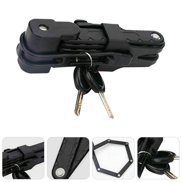 

bike locks 1 set folding cable lock steel anti-theft
