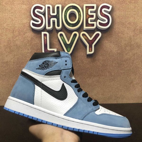 

travis scotts x nike air jordan 1 high basketball shoes unc university blue chicago obsidian royal toe shattered men women sport sneaker wit