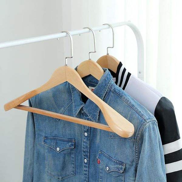 

hangers & racks 3pcs/lot 39cm/41cm wide shoulder-solid wood anti-slip multifunctional hanger