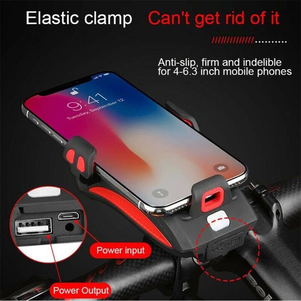 

cell phone mounts & holders motorcycle mobile holder usb wireless charger led bicycle smartphone bracket headlight bike cycling handlebar st
