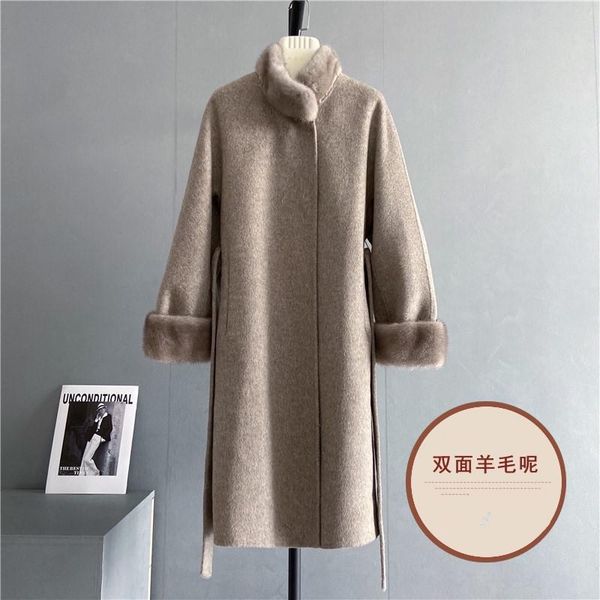 

women's trench coats kj1195 fashion women & jackets 2021 design dresses, Tan;black