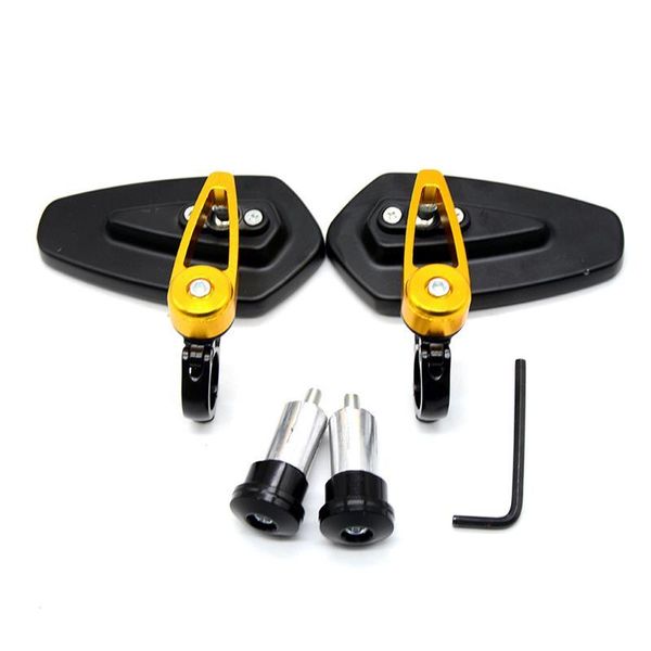 

motorcycle mirrors aozbz 22mm rearview reflector mirror handlebar modified