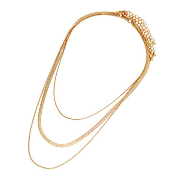 

pendant necklaces 3pcs punk style necklace simple stylish neck accessories, Silver