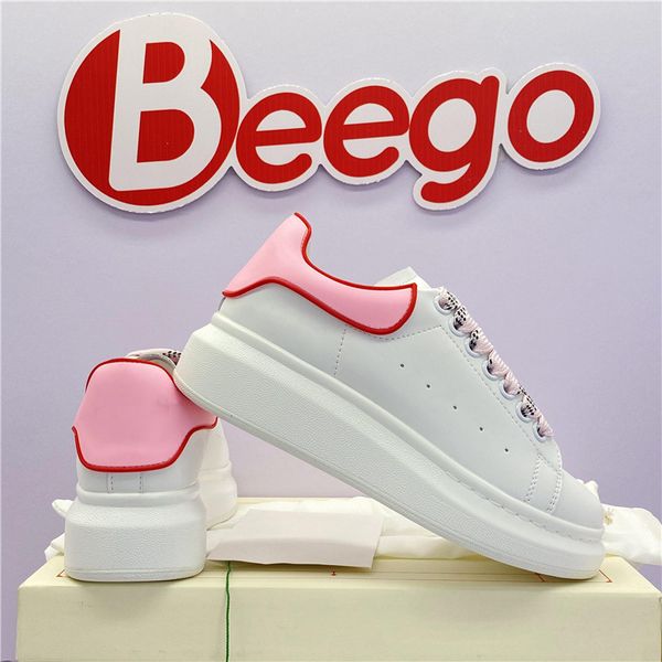 

designer casual shoes women men leather lace up oversized luxury velvet suede trainers mens womens platform white black mcqueens alexa