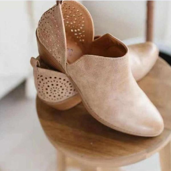 

boots slip on fashion ladies shoes pointed toe pu high heels women pumps thick rubber ankle for short, Black