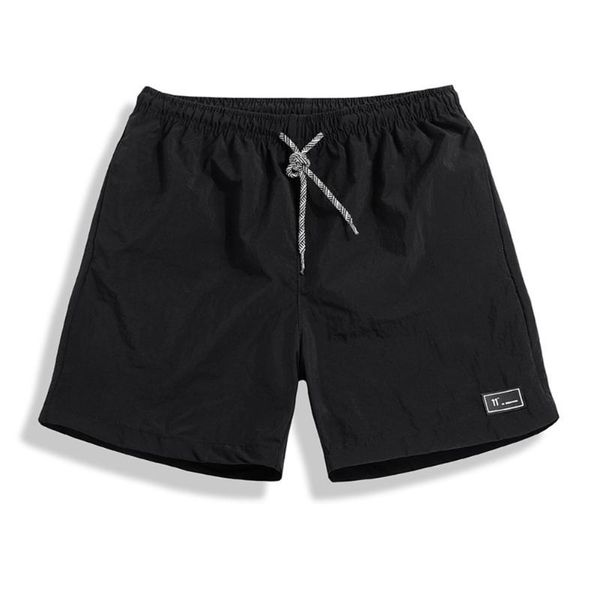 

underpants summer tether boxer brief mans running jogger pant fashion solid short man loose breathable gym training casual five-point pants, Black;white