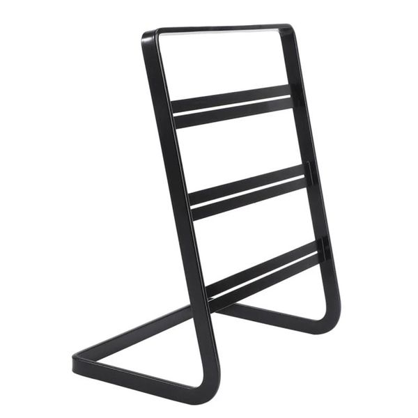 

jewelry pouches, bags metal earrings bracelet storage shelf display holder ear stud stand three layers organizer, Pink;blue