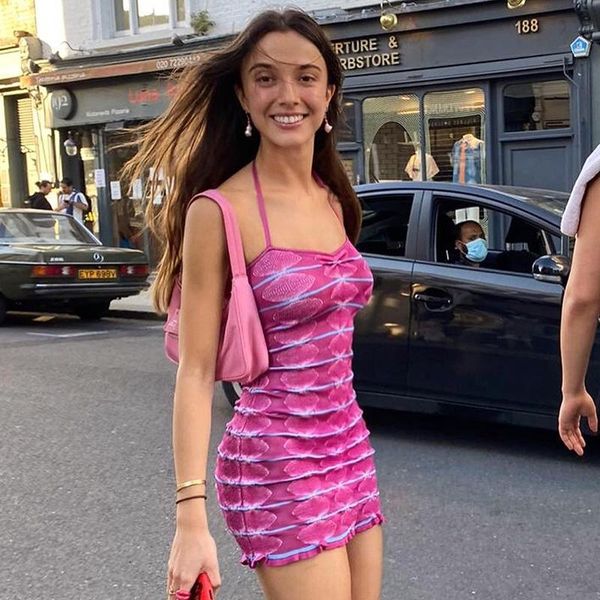 

casual dresses women close-fitting dress boat neck sleeveless backless off-the-shoulder one pcs rosy/ orange, Black;gray