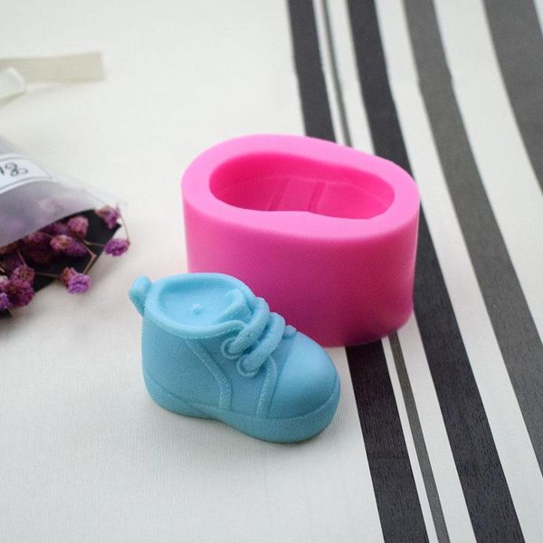 

craft tools 3d shoes candle silicone mold diy cake chocolate soap making plaster