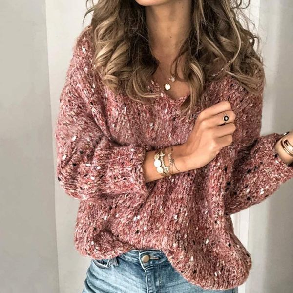 

women's sweaters women winter fashion autumn long sleeve sweater knitted pullovers casual solid knitwear pull femme v neck jumper, White;black