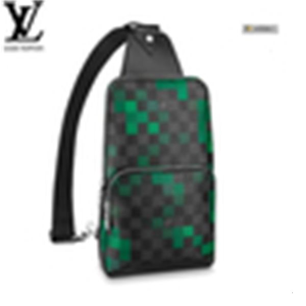 

bags luxury 86cv n40069 avenue sling bag damier graphite canvas men handbags iconic brand handles shoulder bags totes designer cross body ba, Red;black