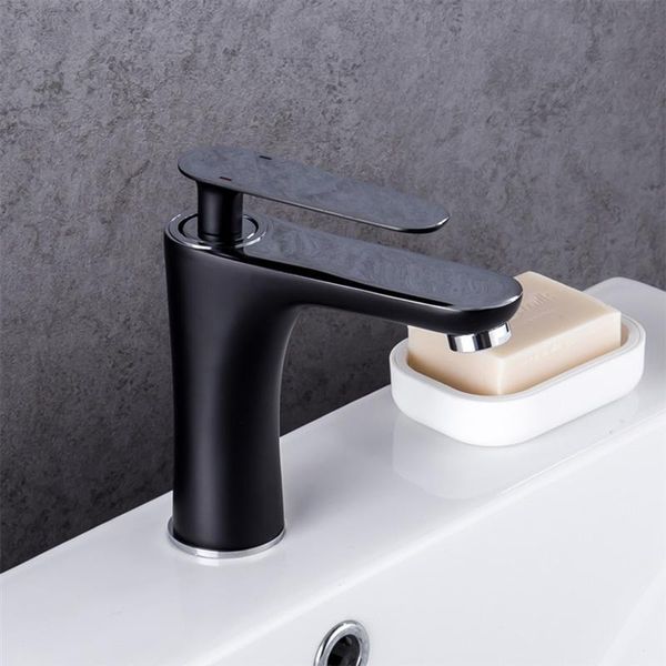 

bathroom sink faucets basin faucet copper single hole mixing water valve tap with 2pcs 60cm inlet pipe home improvement