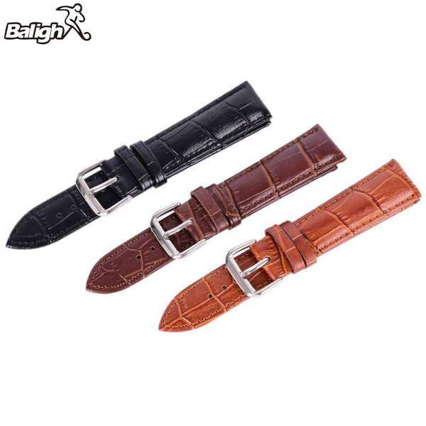 

watch bands bamboo knots pattern watches wrist belt band wristwatch band16mm-18mm-20mm-22mm-24mm strap bracelet, Black;brown