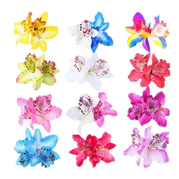 

girls hair accessories hairclips bb clip barrettes clips headbands for children kids seaside holiday ornament flower headdress b9431, Slivery;white