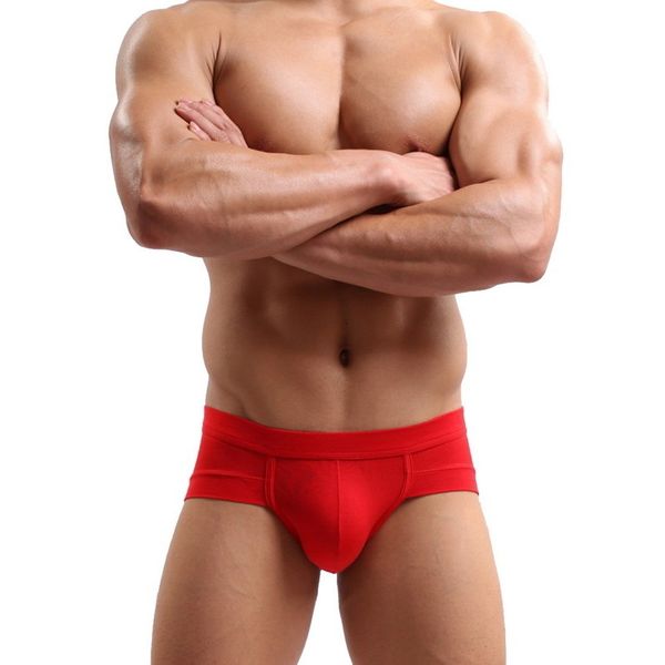 

men's breathable brief men comfortable briefs underwear cotton shorts cueca man underpants male panties, Black;white