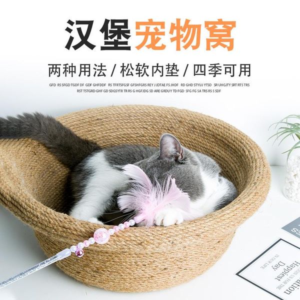 

cat toys funny selling pearl bell teaser toy feather fairy supplies