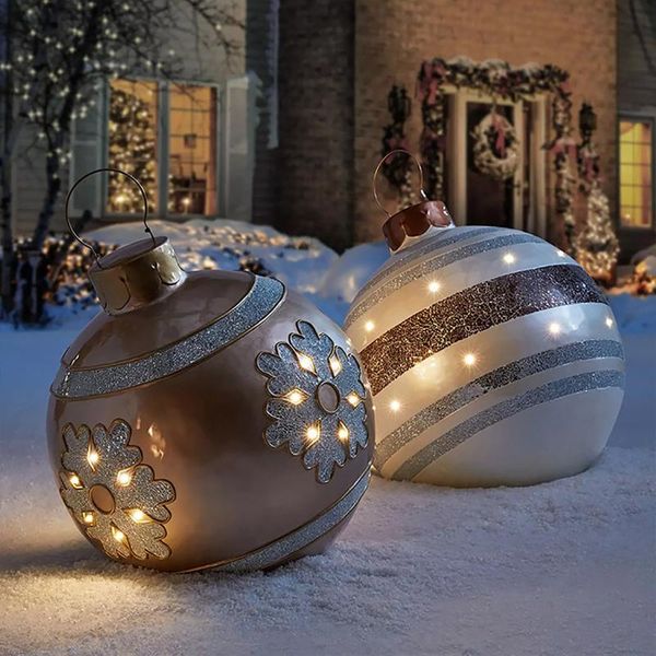 

party decoration 60cm christmas inflatables decorative ball outdoor pvc inflatable giant tree decor holiday