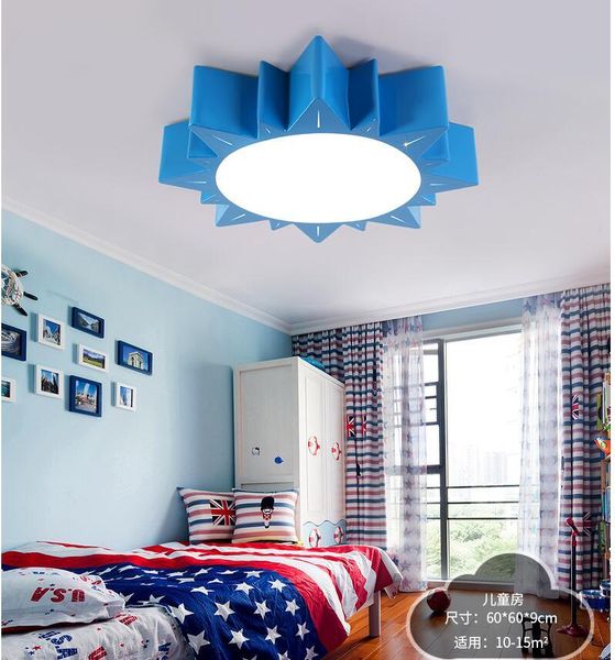 

ceiling lights children's room lamp modern cartoon sun boys and girls early education nursery bedroom lamps kindergarten led
