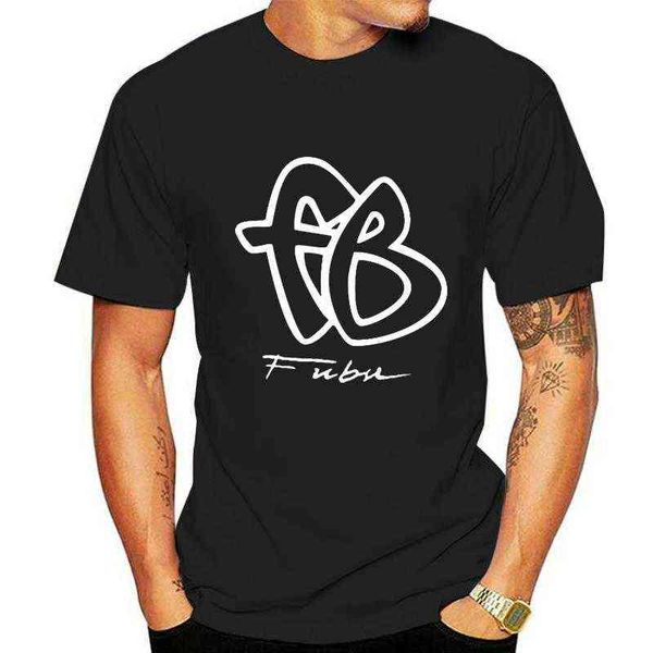 

rare vintage fubu fb big 90s mens t-shirt size s-2xl summer o-neck tee shirt g1217, White;black