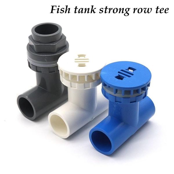

watering equipments 2pcs/lot id 20mm t style pvc pipe connector aquarium fish tank drain joint home garden diy water supply tube drainage pa
