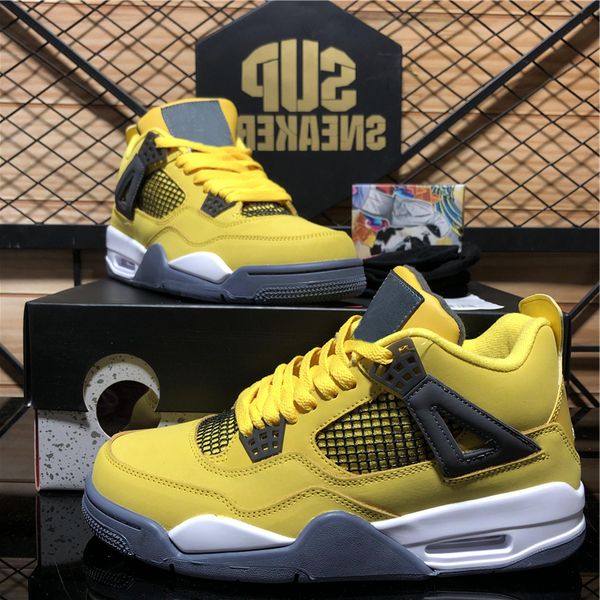 

cream sail jumpman 4 4s men women basketball shoes university blue bred off nior j cactus jack white cement guava lce mens