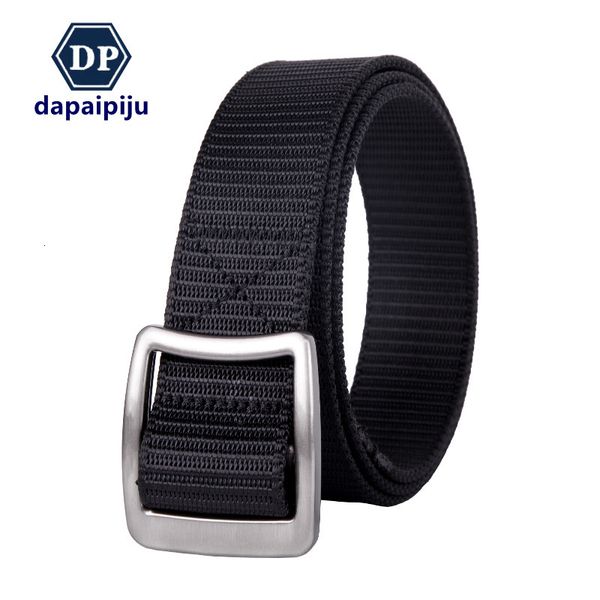 

durable fashion the felt dapai japanese alloy buckle nylon belt men's outdoor leisure sports light quick drying canvas, Black;brown