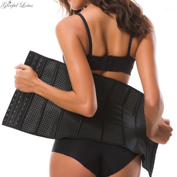 

bustiers & corsets women's binders and shapers slimming sheath belly women latex waist trainer corset workout belt losing weight girdle, Black;white