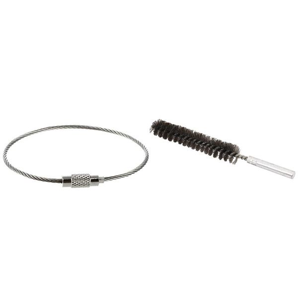 

hooks & rails 50pcs screw locking wire keychain cable keyrings key holders with 17cm length 20mm diameter tube cleaning brush