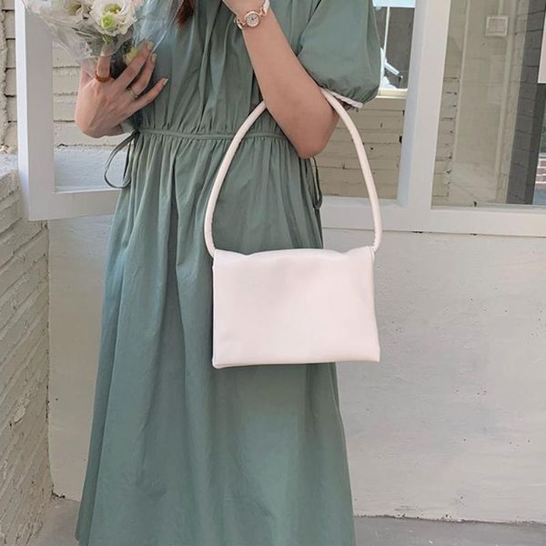 

large capacity ladies women thin strap shoulder bags fashion simple handbags purses soft pu leather female underarm bag cross body