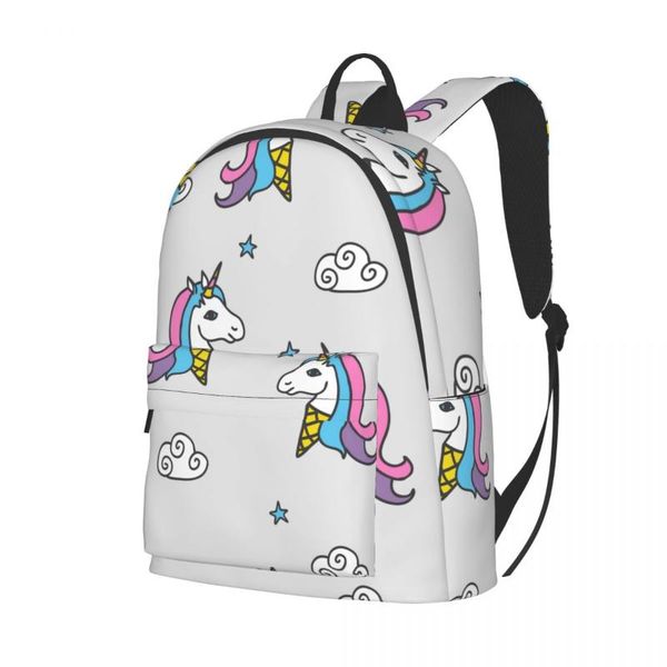 

backpack ice cream unicorns clouds and stars 2021 bag fashion travel school shoulder