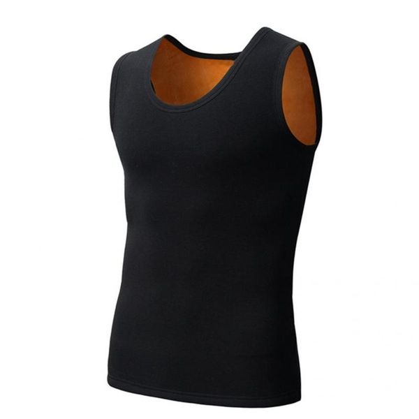 

men's casual shirts slim great solid color thick tank elastic underwaist for daily wear, White;black