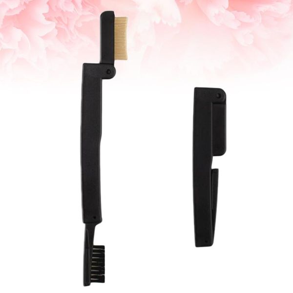 

eyebrow tools & stencils double side brush folding eyelash comb makeup for lady