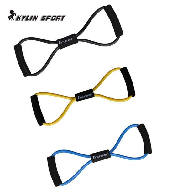 

figure 8 type resistance band exercise tube yoga pull up for wholesale and kylin sport bands